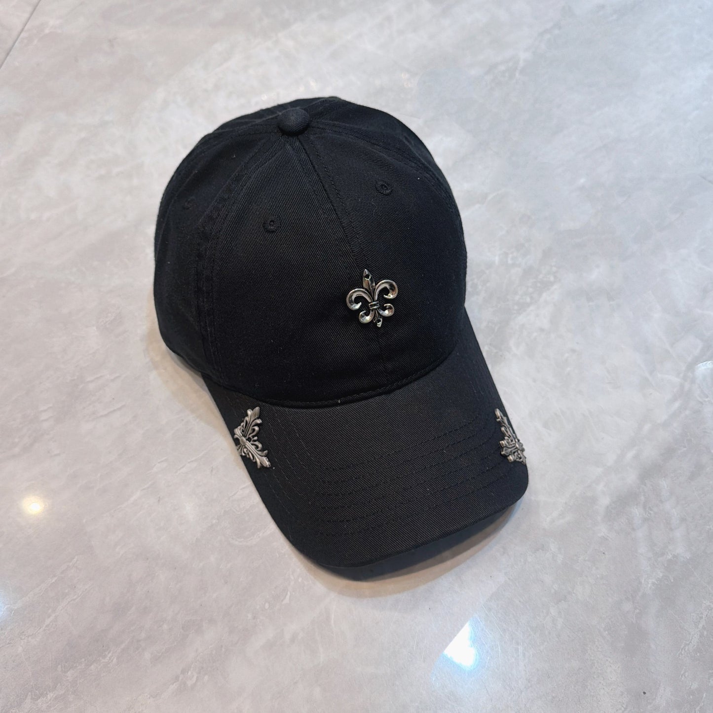 Chrome Hearts Cross‑Patch Baseball Cap
